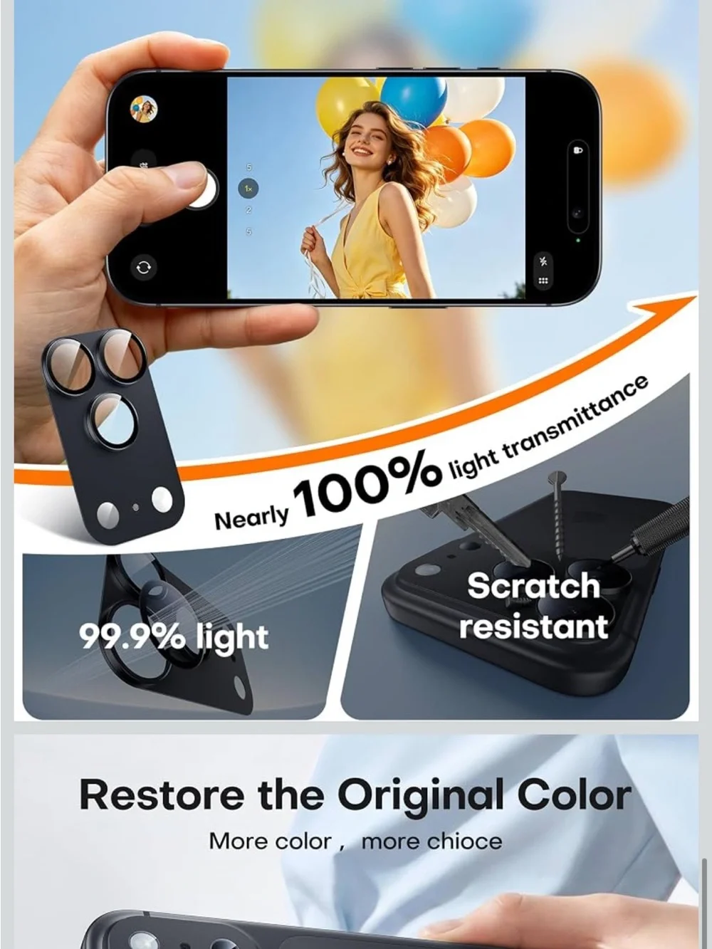 iPhone 18 pro max camera lens protector